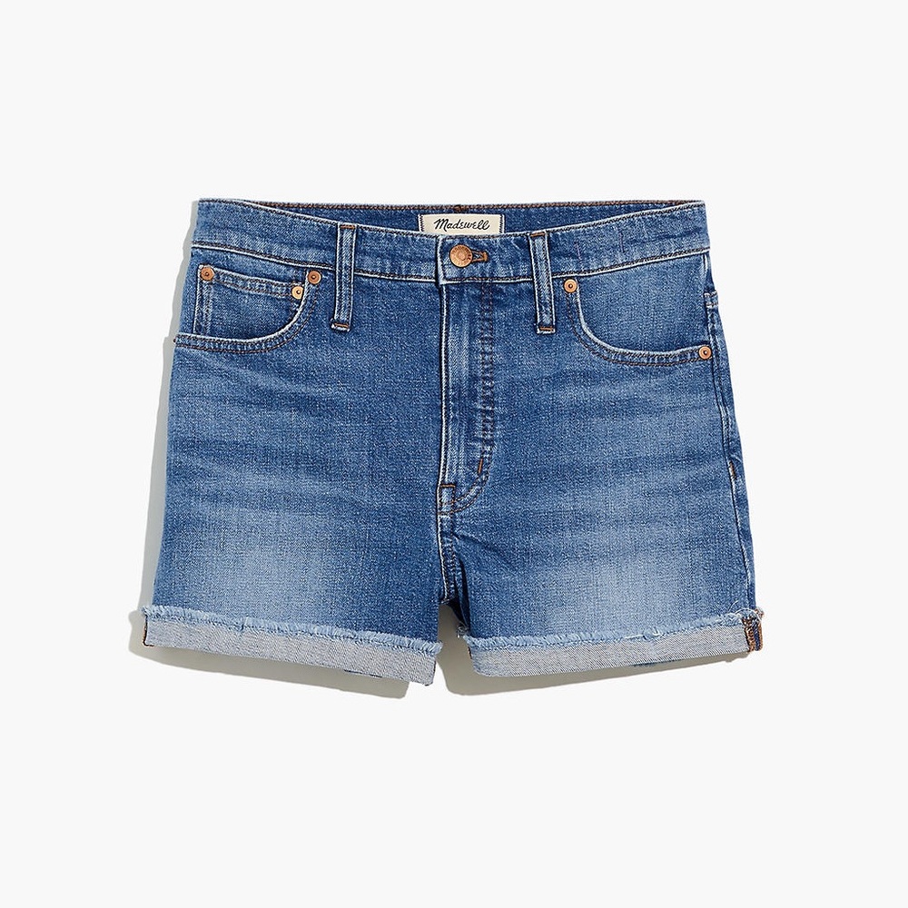 Madewell High-Rise Denim Shorts in Lavista Wash size 27